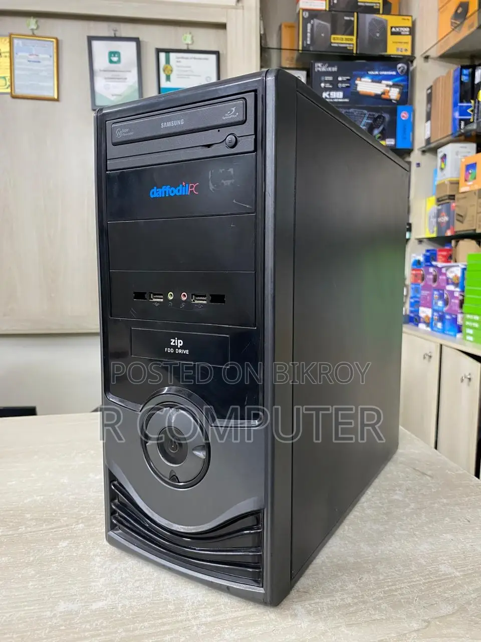 Desktop PC_Intel Dual Core_RAM 4GB-HDD 320GB & PSU Casing+Graphic 2GB