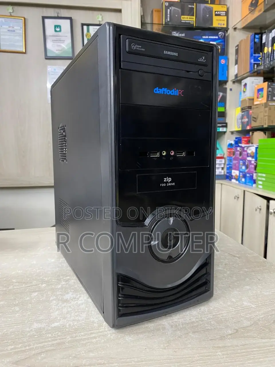 Desktop PC_Intel Dual Core_RAM 4GB-HDD 320GB & PSU Casing+Graphic 2GB