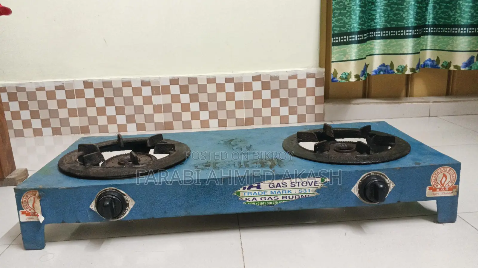 Double Burner Gas Stove for Sale
