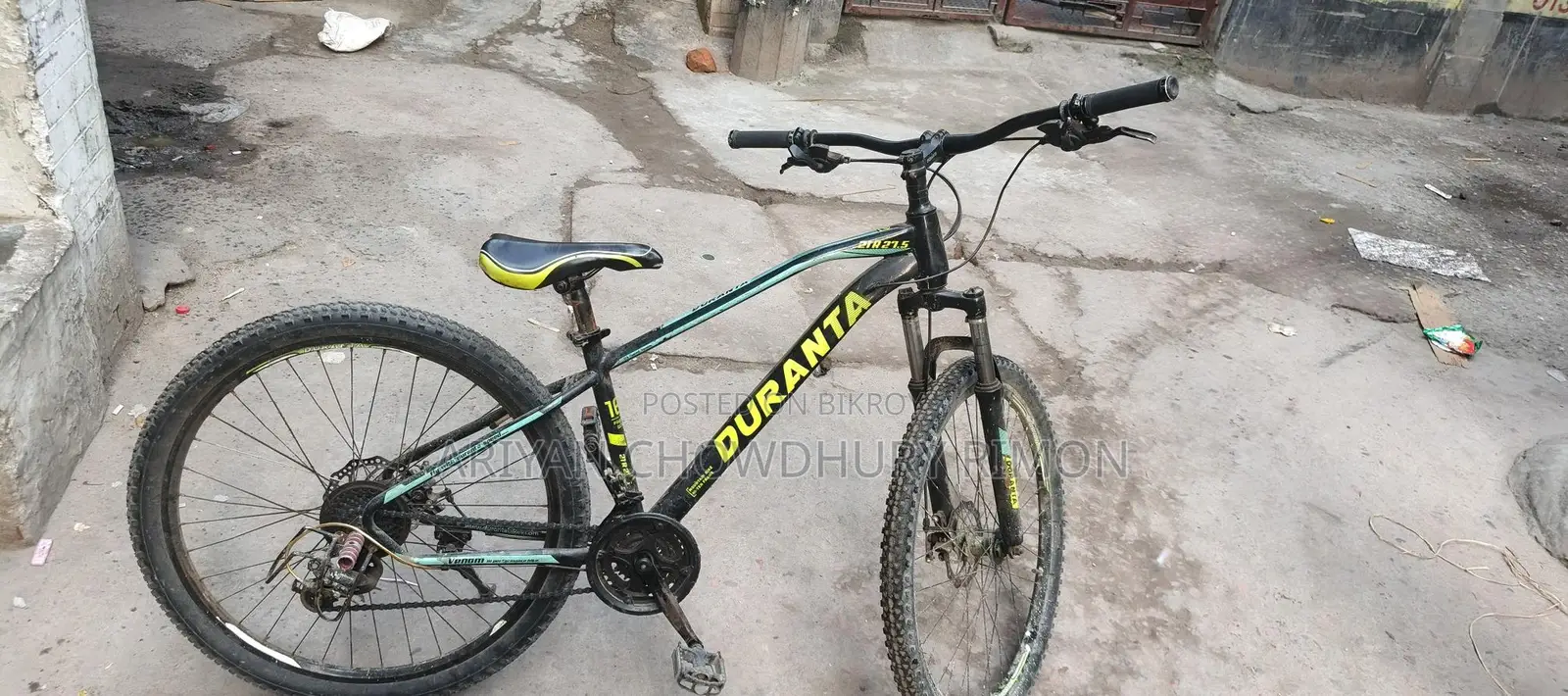 The bicycle has been used for 6 months