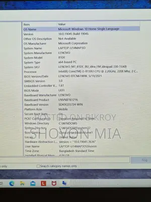 Lenovo Laptop for Sale
