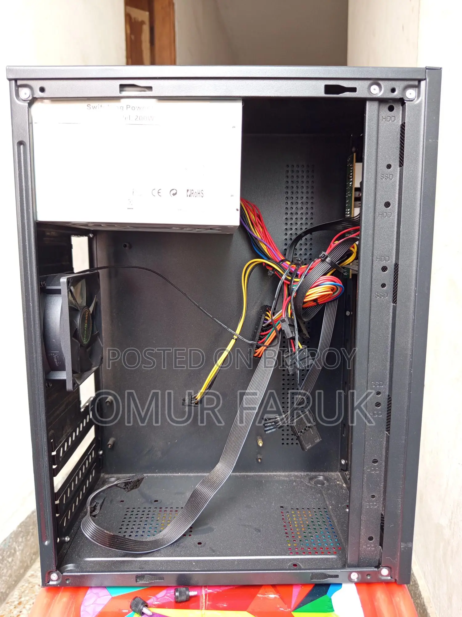 Max Green Office Casing for PC with 200W Power Supply.