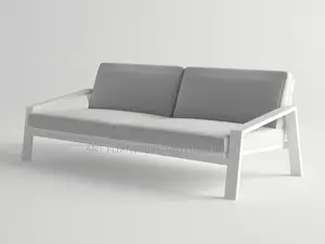 Two Seater Iron Sofa - 05 (Long-Lasting Modern Office Furniture)