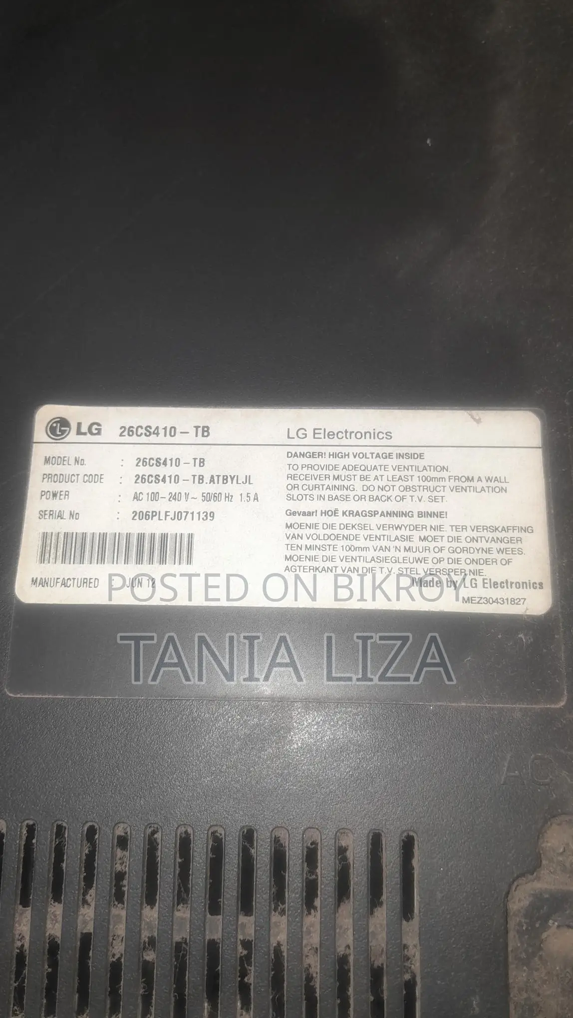 TV for Sale