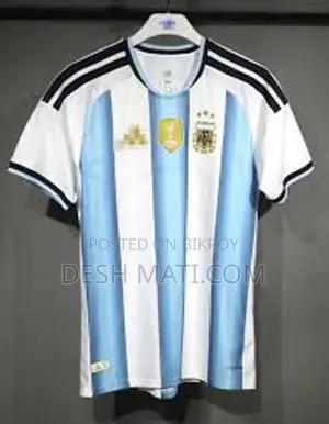 Argentina Worldcup Home Half Sleeve Jersey 2026