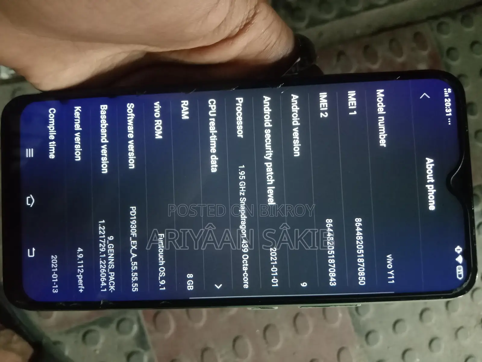 Vivo Y11 (Used)