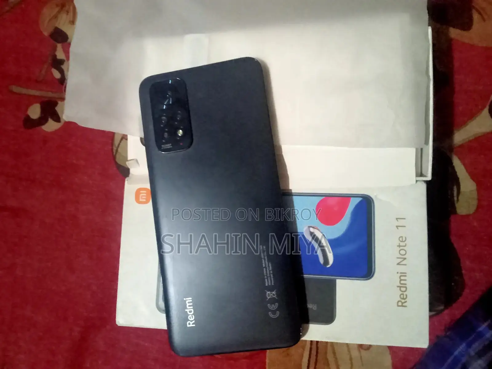 Xiaomi Redmi Note 11 4মাশ ইউস রেম4রো64 (Used)