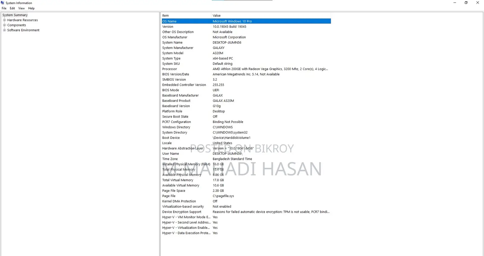 বাজেট পিসি বিক্রি হবে! (AMD Athlon 200GE + 16GB RAM)