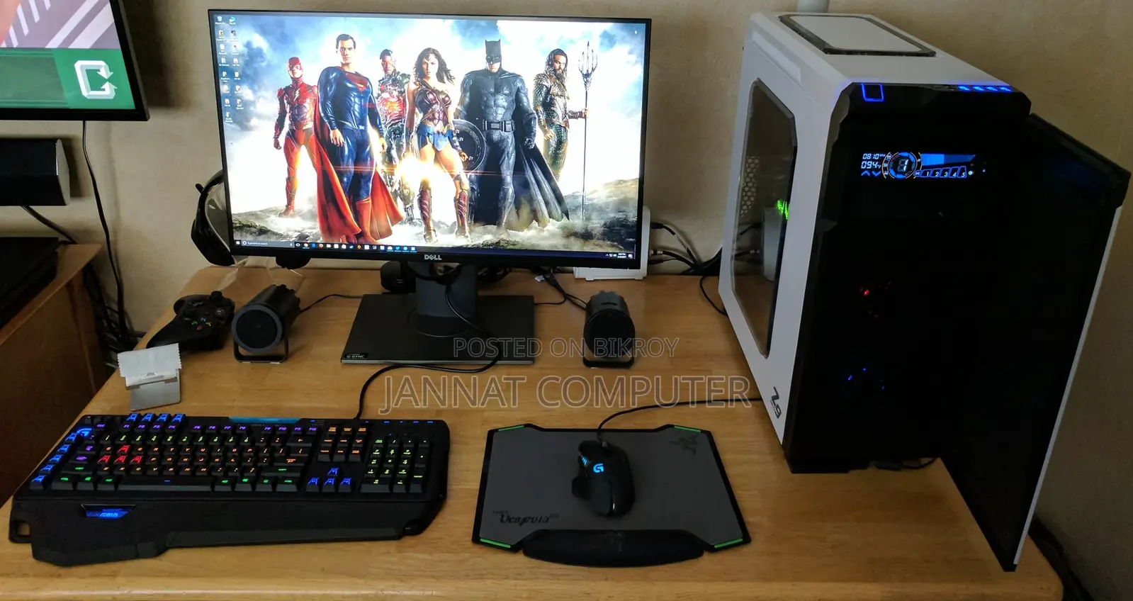 PC Dual Core +SSD 120GB+500GB+4GB+DELL 22"LED
