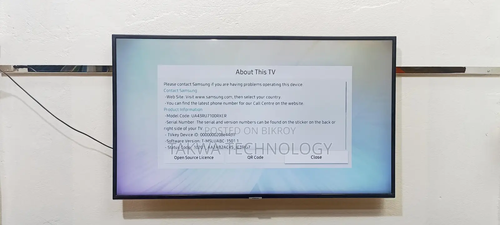 Samsung 43-inch Smart Dolby Audio Sound Crystal Colour