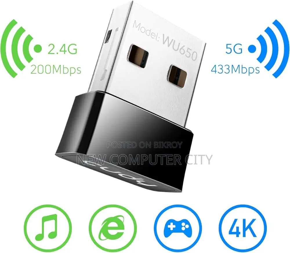 Cudy WU650 650Mbps Wi-Fi Dual Band USB Adapter