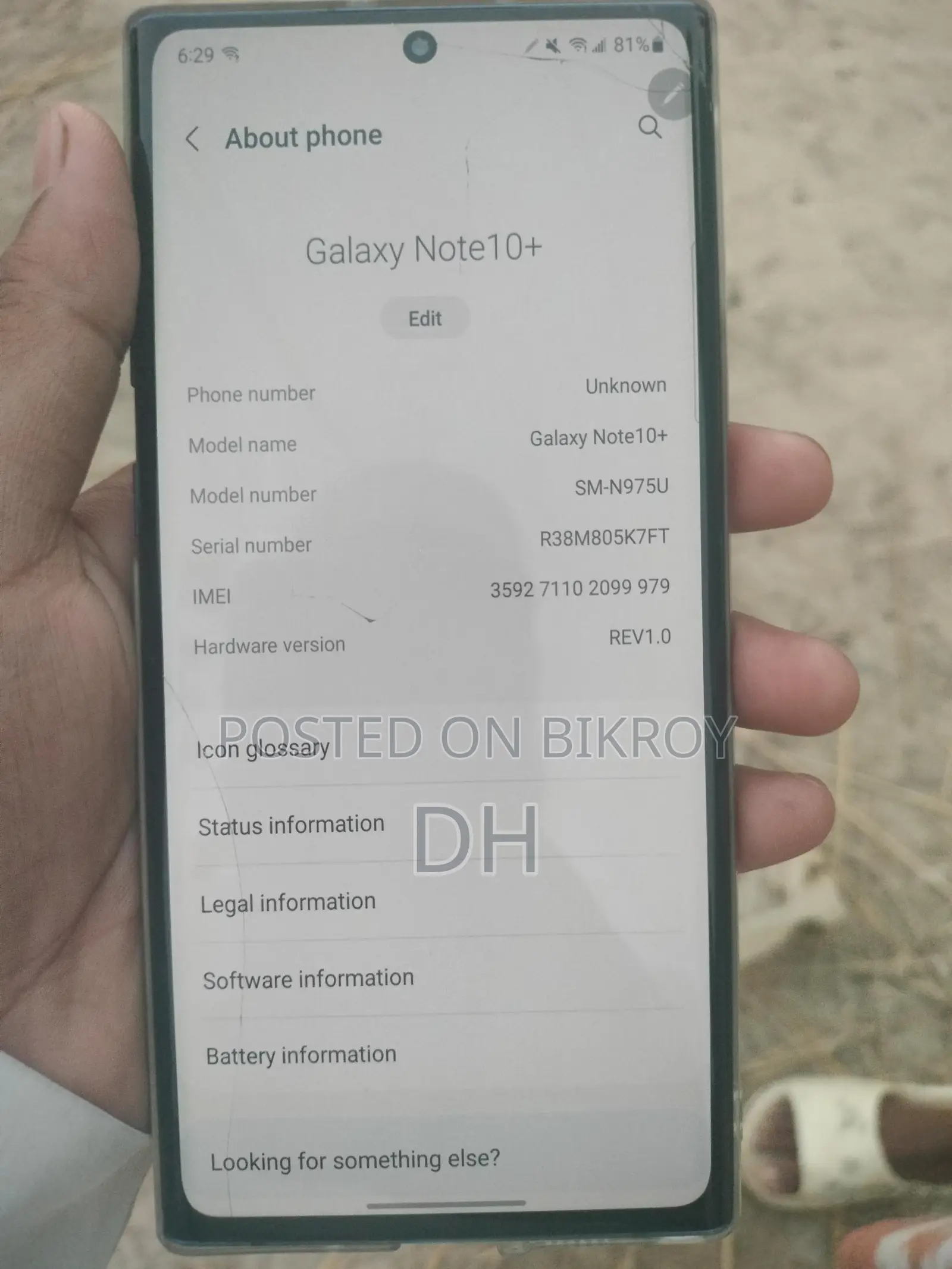 Samsung Note 10+ (Used)