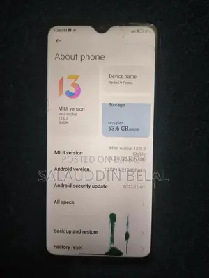 Xiaomi Redmi 9 Prime . (Used)