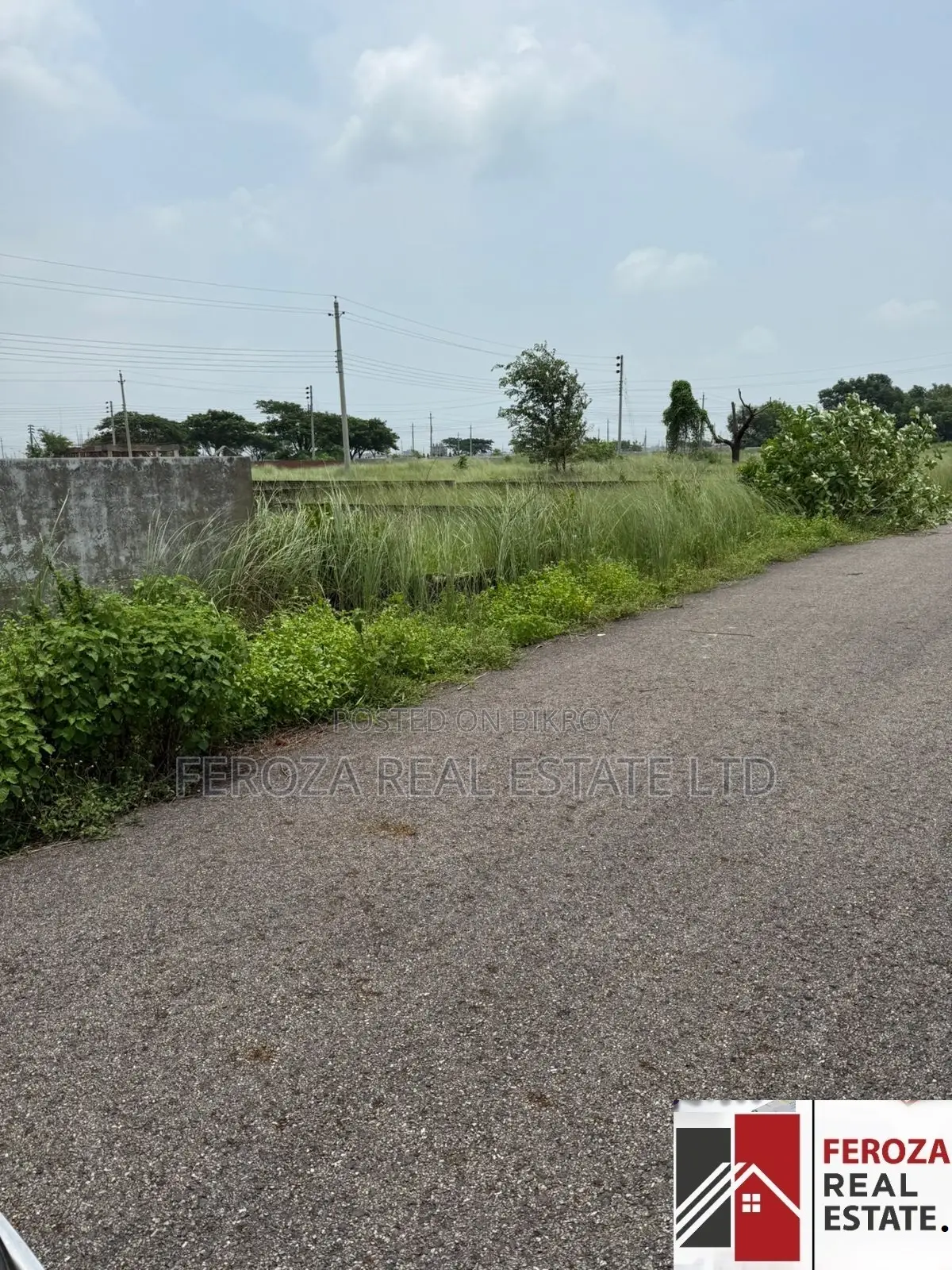Boundary Wall-Plot Block M - 5 Katha Urgent Sale in Bashundhara
