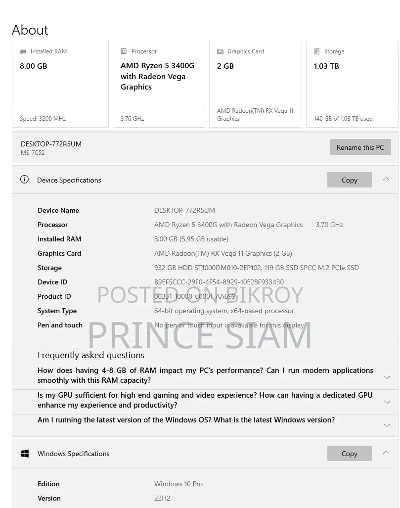 DESKTOP 772R5UM 22H2
