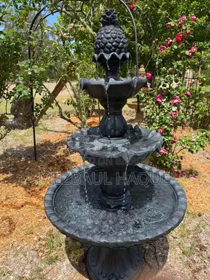 Cement and Fiberglass Fountain