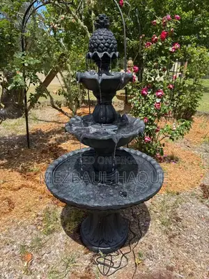 Cement and Fiberglass Fountain