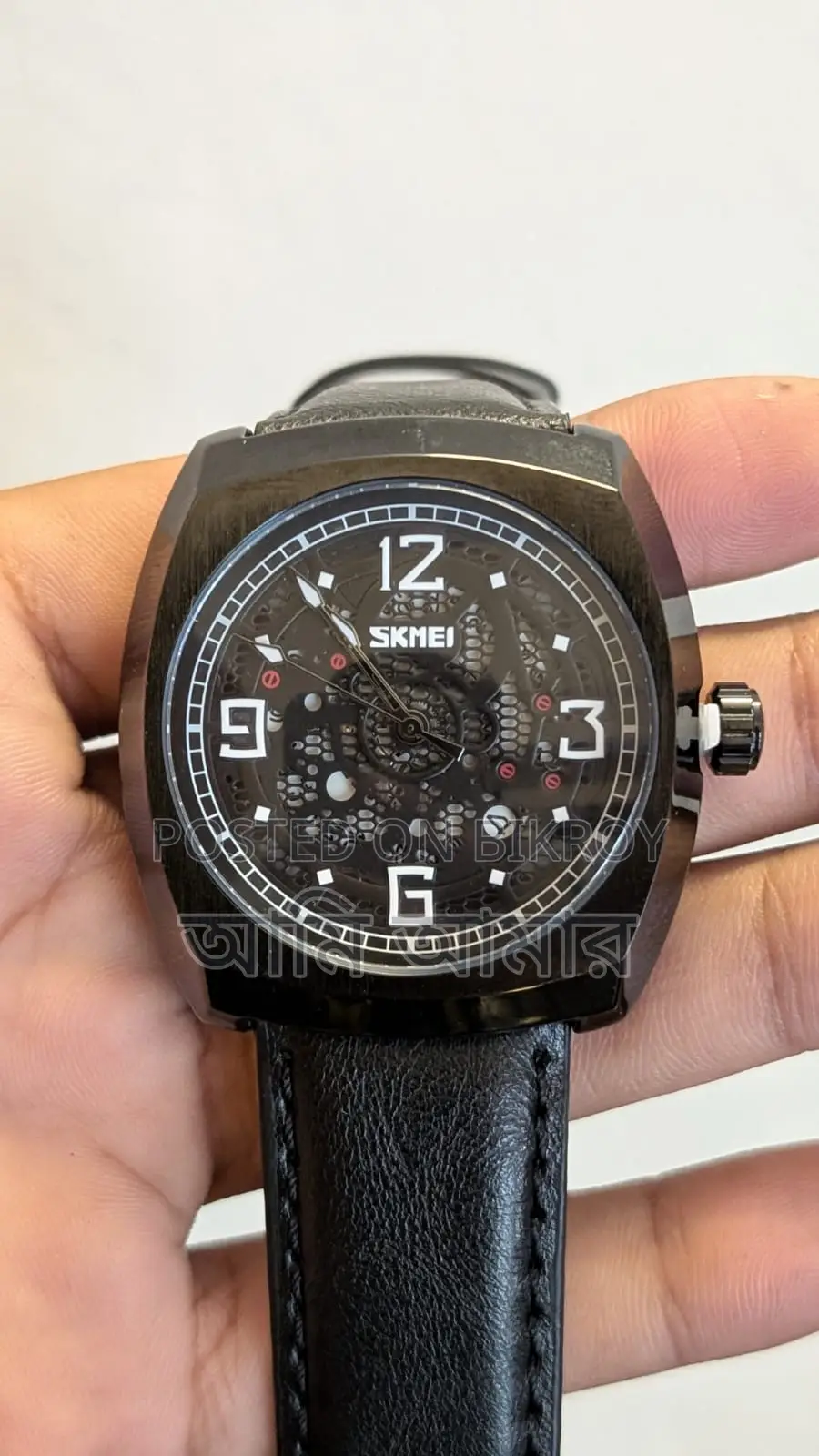 Skmei Blue Skeleton Watch Type: Quartz Battery Operated