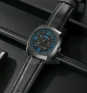 Skmei Blue Skeleton Watch Type: Quartz Battery Operated