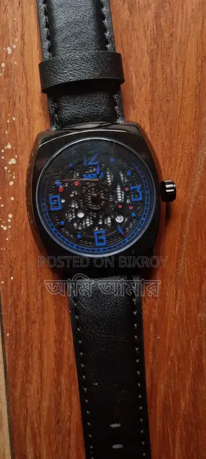 Skmei Blue Skeleton Watch Type: Quartz Battery Operated