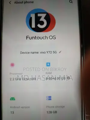 Vivo Y72 5G (Used)