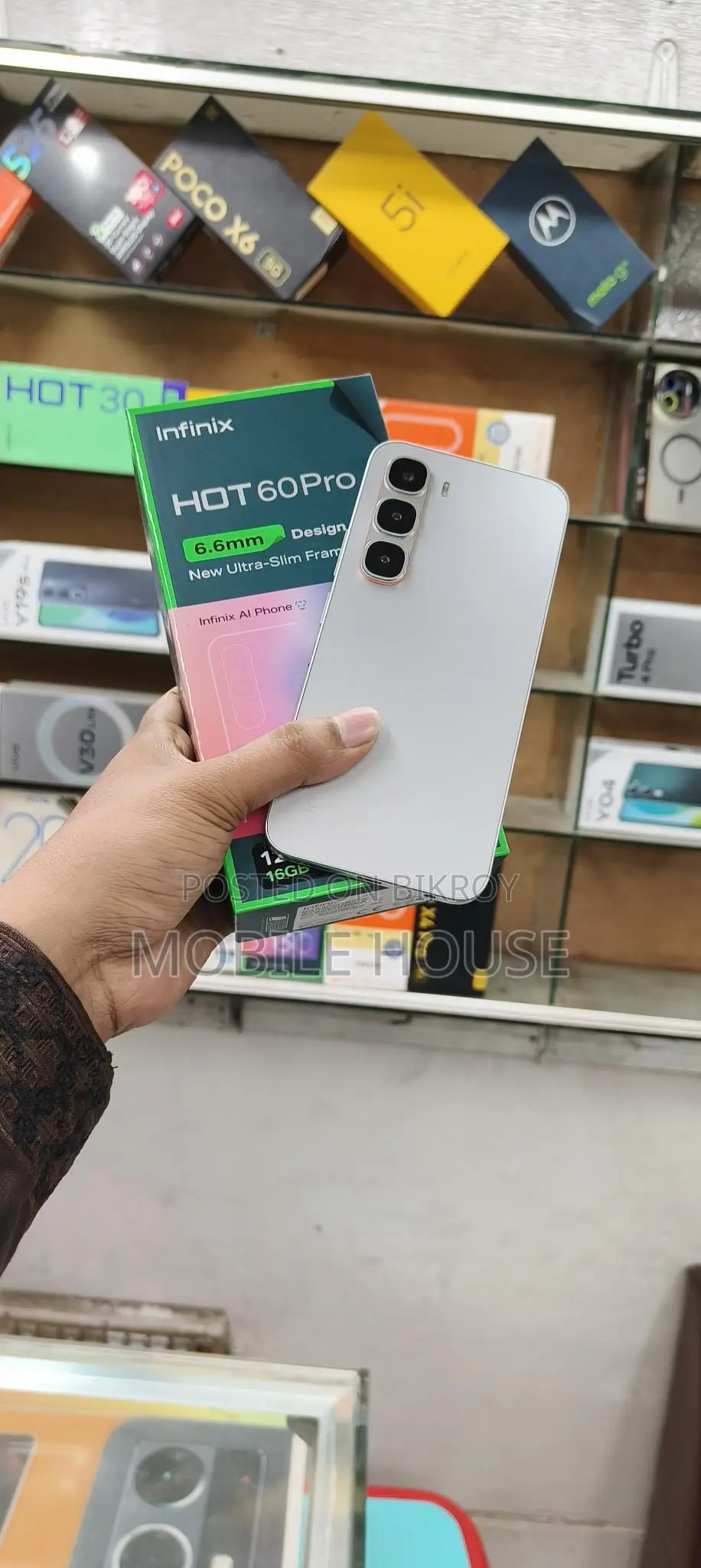Infinix Hot 60 Pro full box (Used)