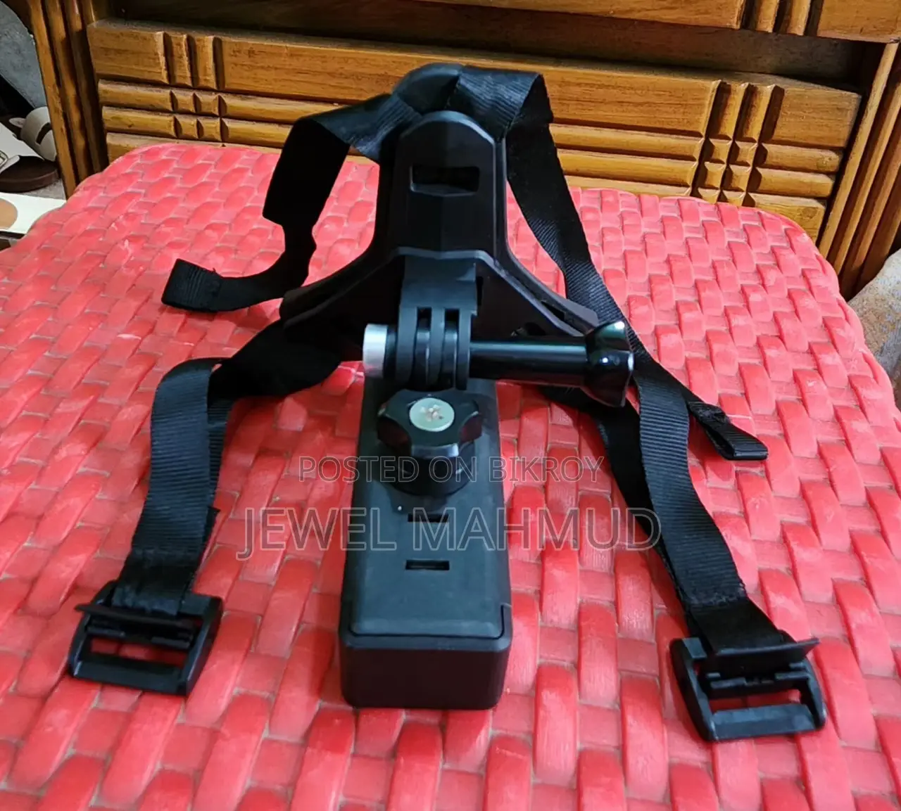 Motorcycle Helmet Mount with Mobile Holder
