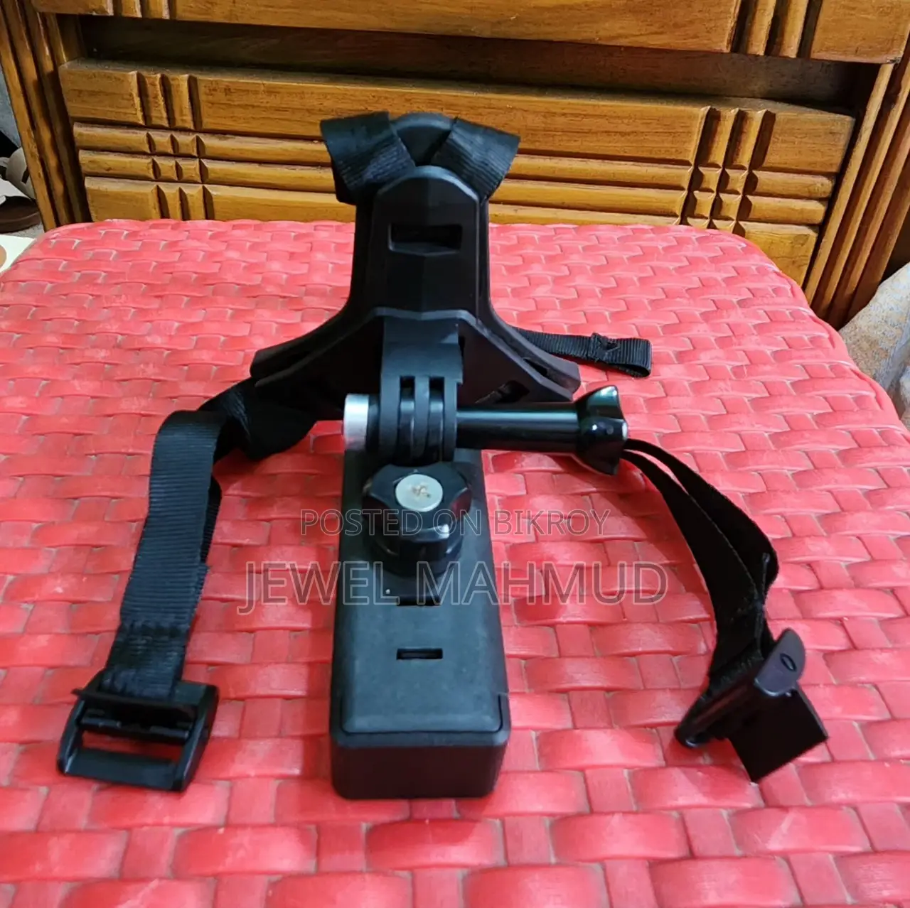 Motorcycle Helmet Mount with Mobile Holder