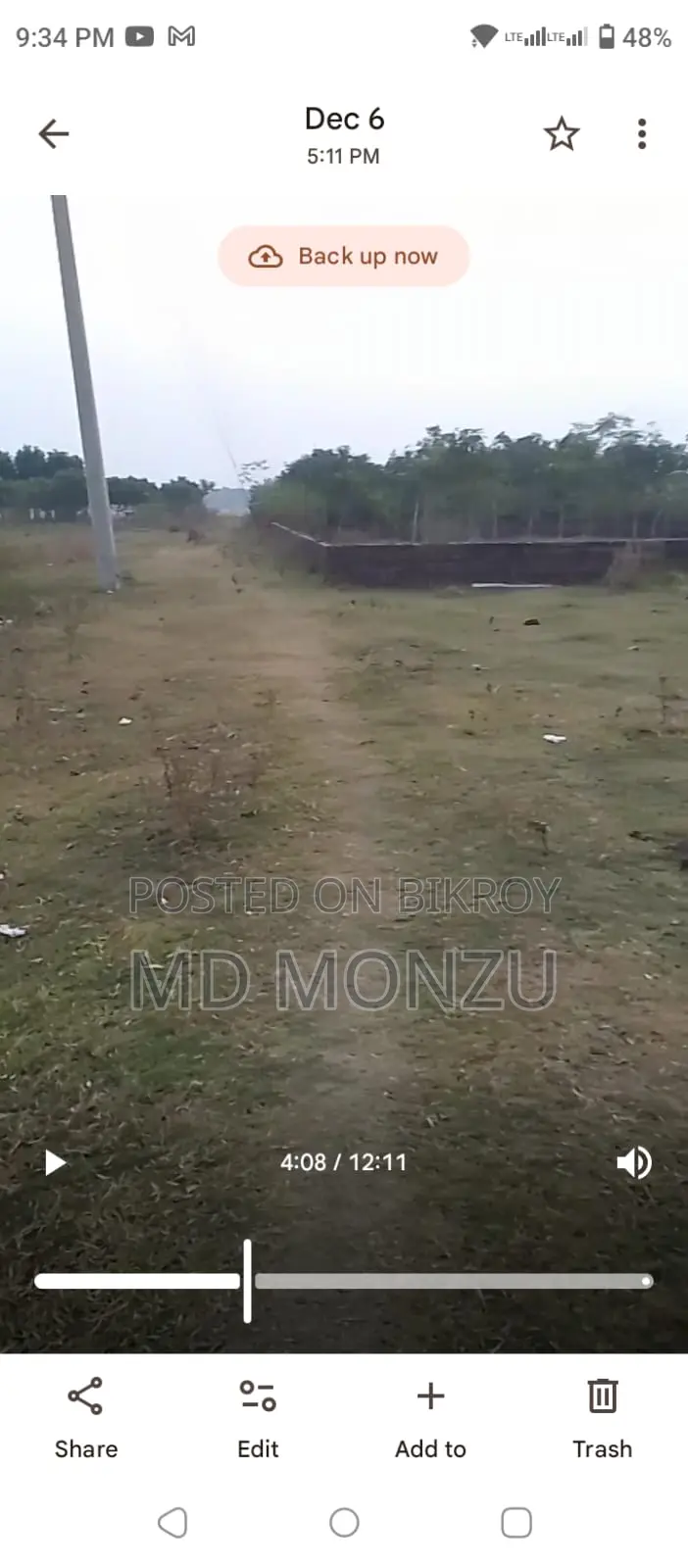 Urgent Sale: 2 Katha Land at a Low Price