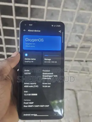 OnePlus 9R . (Used)