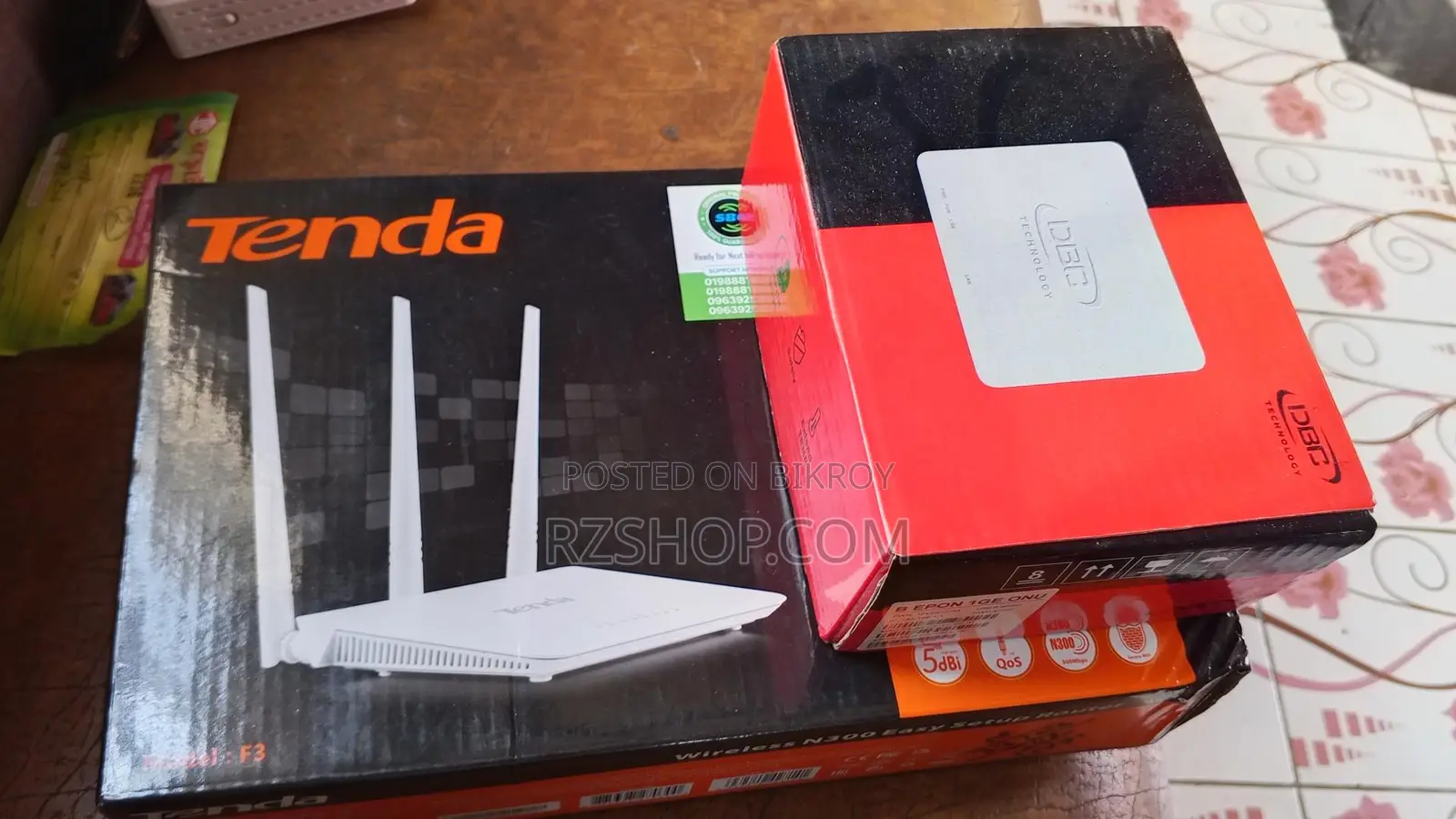 Tenda Router F-3 Model
