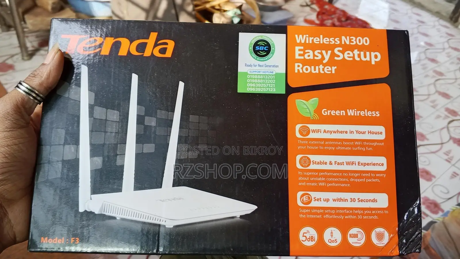 Tenda Router F-3 Model