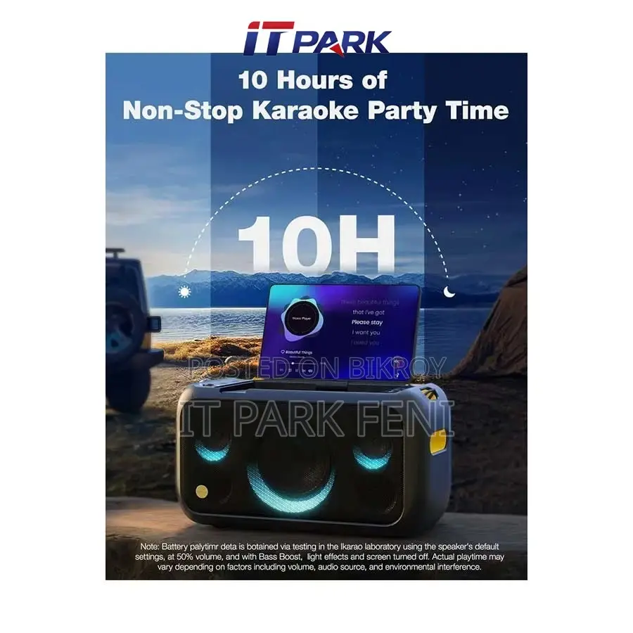 Xtreme Ikarao Break X1 Black Portable Bluetooth Karaoke Speaker