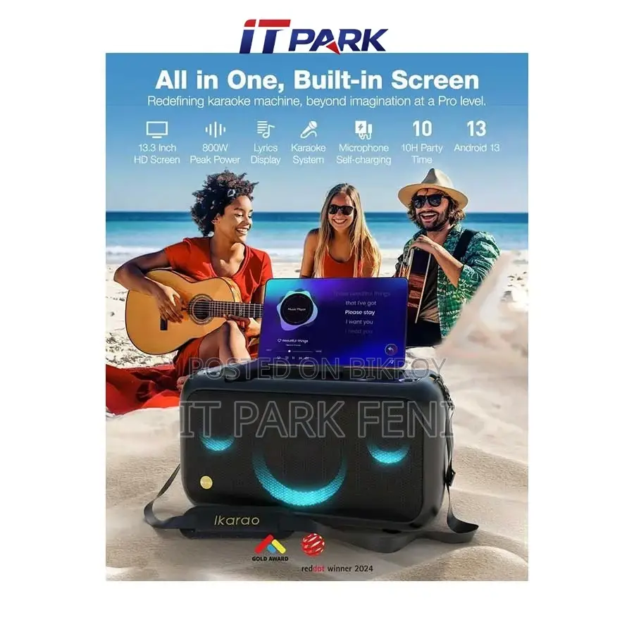 Xtreme Ikarao Break X1 Black Portable Bluetooth Karaoke Speaker