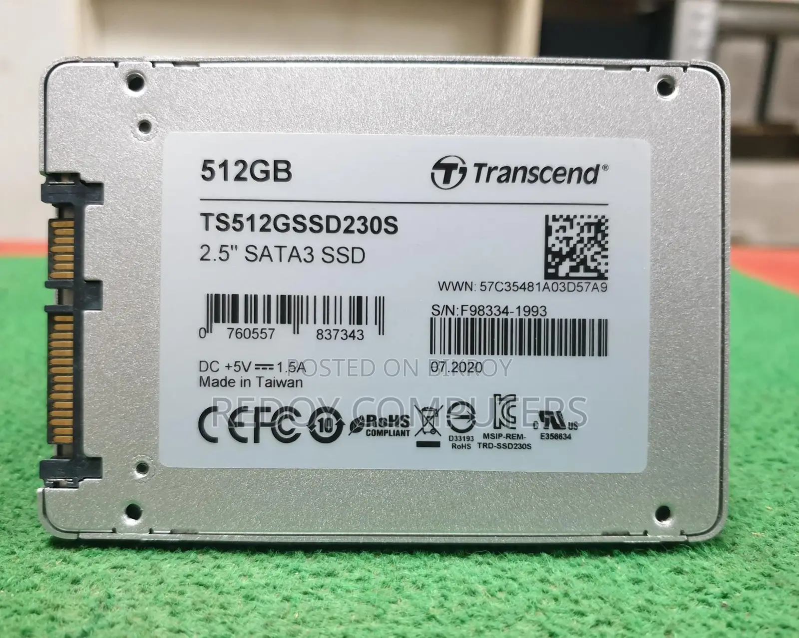 Original Transcend 512GB SSD