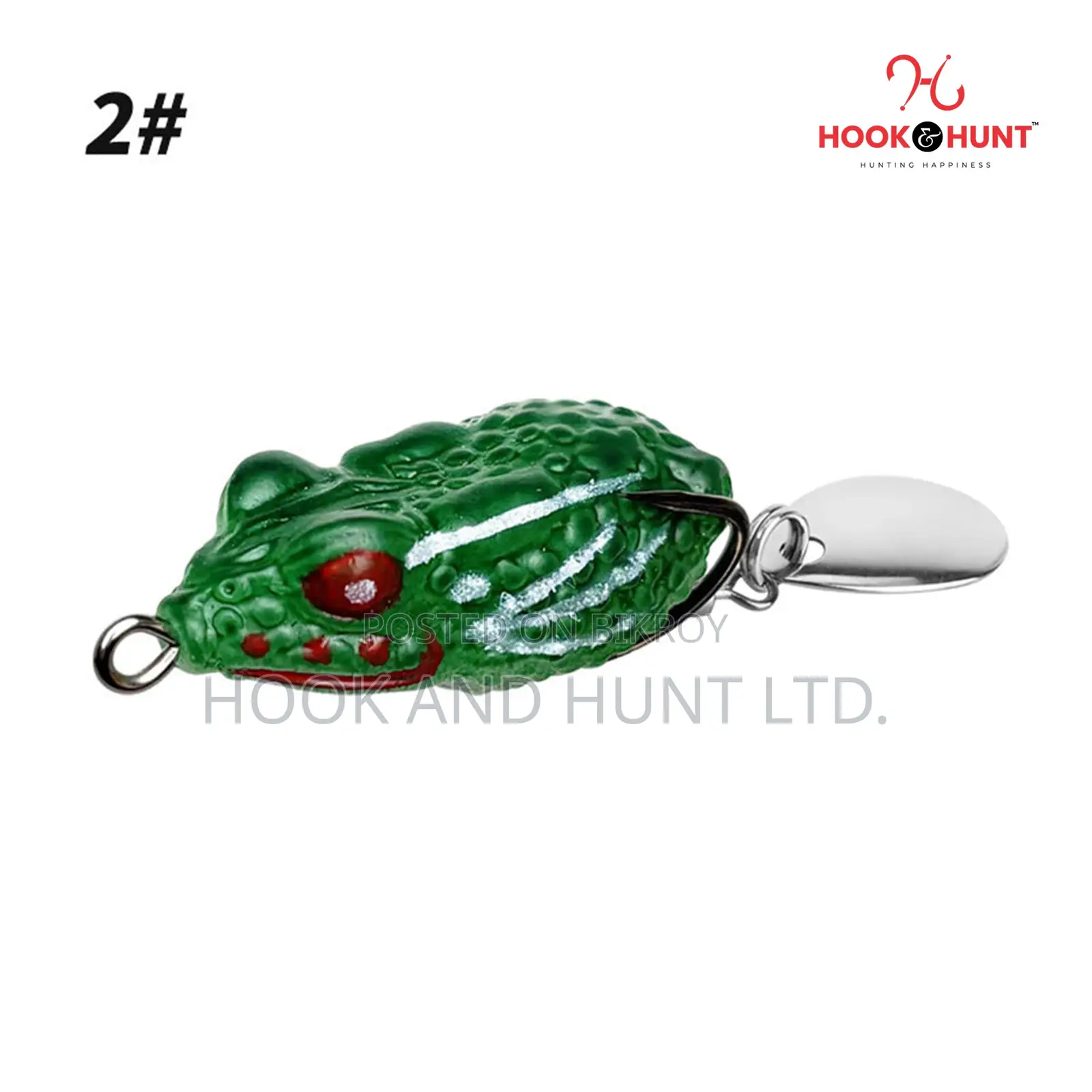01 Pcs Thunder Frog Lure 5g 8g | Double Hook Bait Hunt