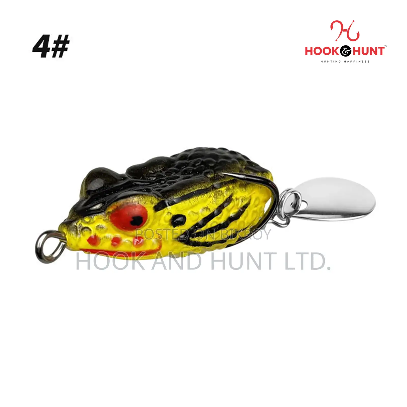 01 Pcs Thunder Frog Lure 5g 8g | Double Hook Bait Hunt