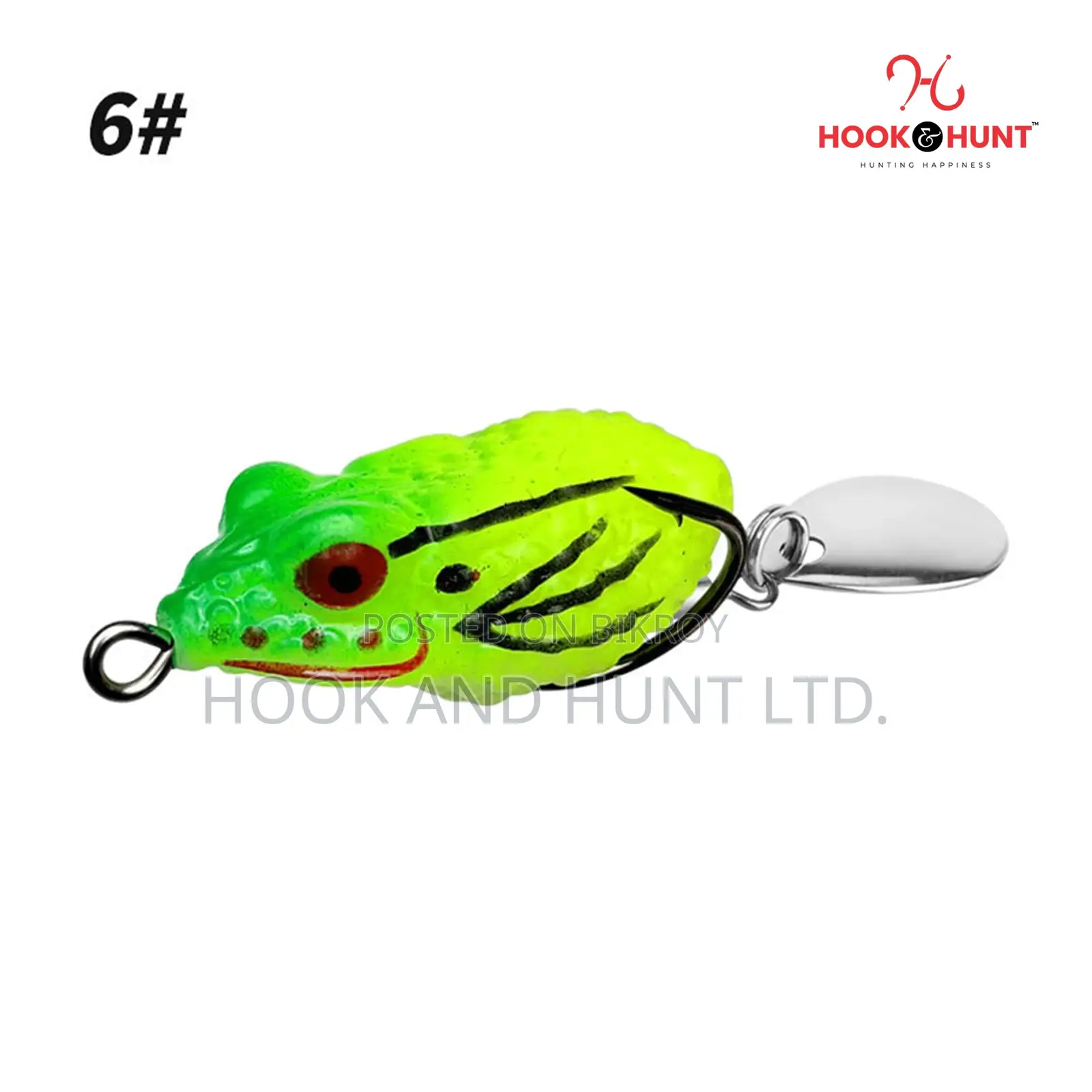01 Pcs Thunder Frog Lure 5g 8g | Double Hook Bait Hunt