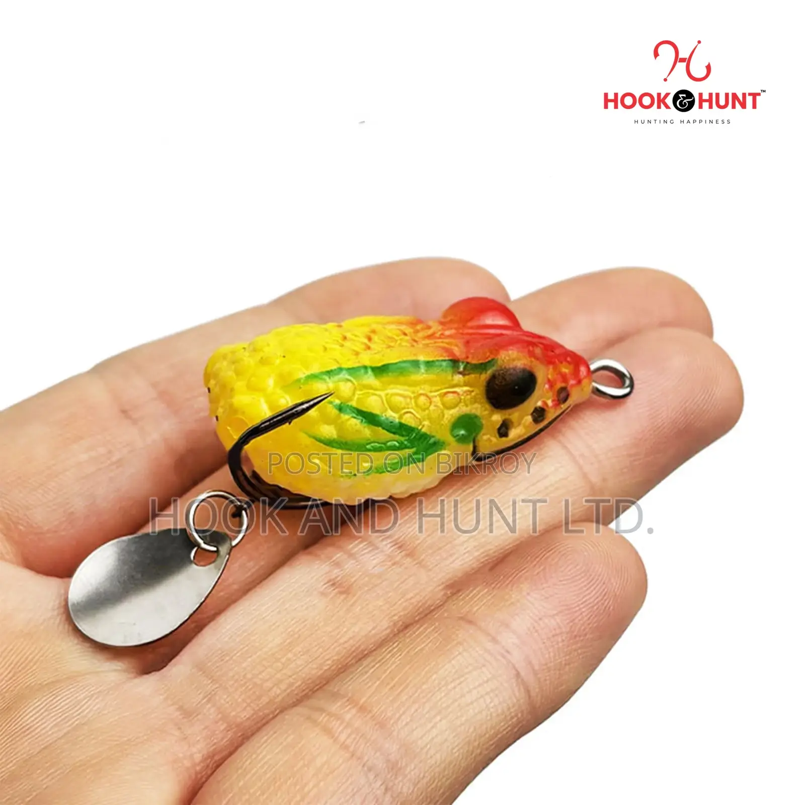 01 Pcs Thunder Frog Lure 5g 8g | Double Hook Bait Hunt