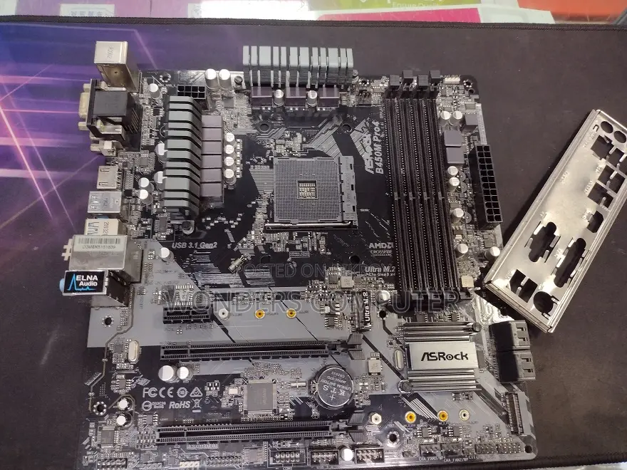 ASRock B450M PRO4 R2.0 AM4 AMD Promontory B450 Micro ATX Motherboard