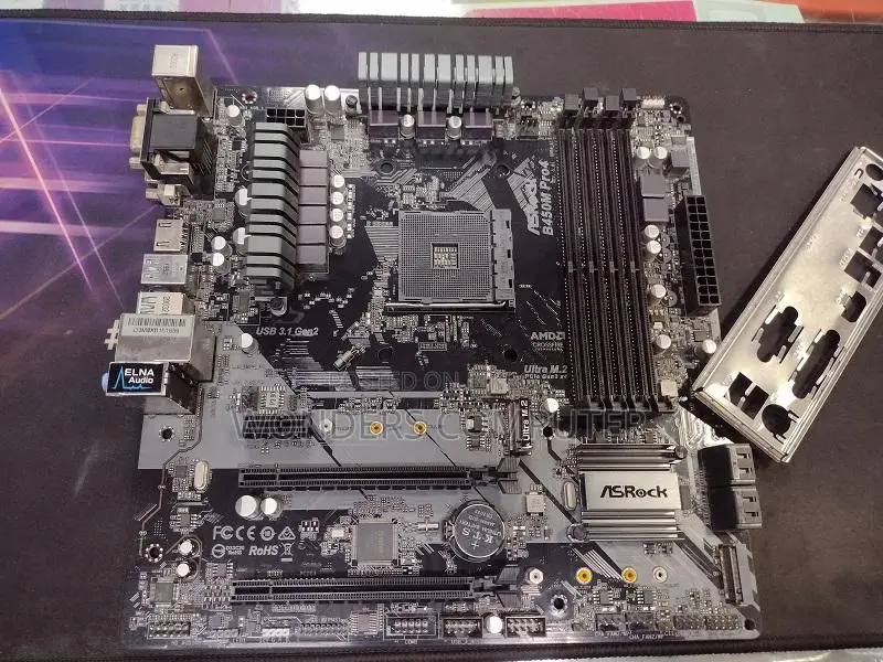 ASRock B450M PRO4 R2.0 AM4 AMD Promontory B450 Micro ATX Motherboard
