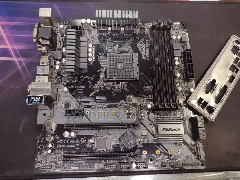 ASRock B450M PRO4 R2.0 AM4 AMD Promontory B450 Micro ATX Motherboard