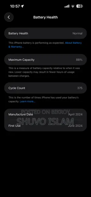 Apple iPhone 15 pro max (Used)