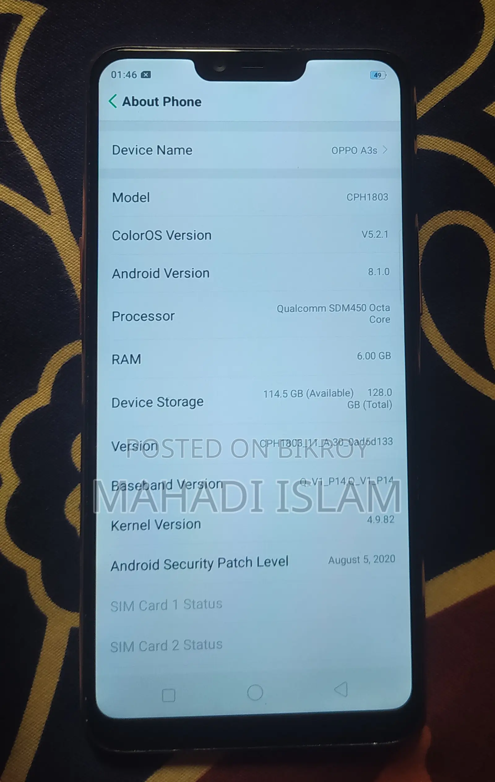OPPO A3s (Used)