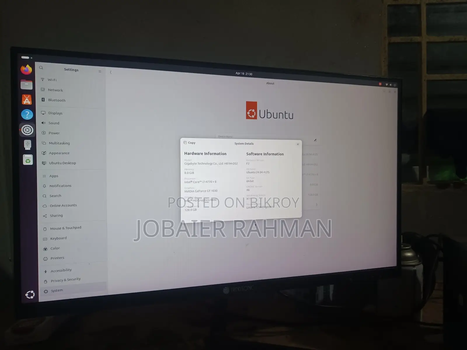 GAMING PC FOR SALE