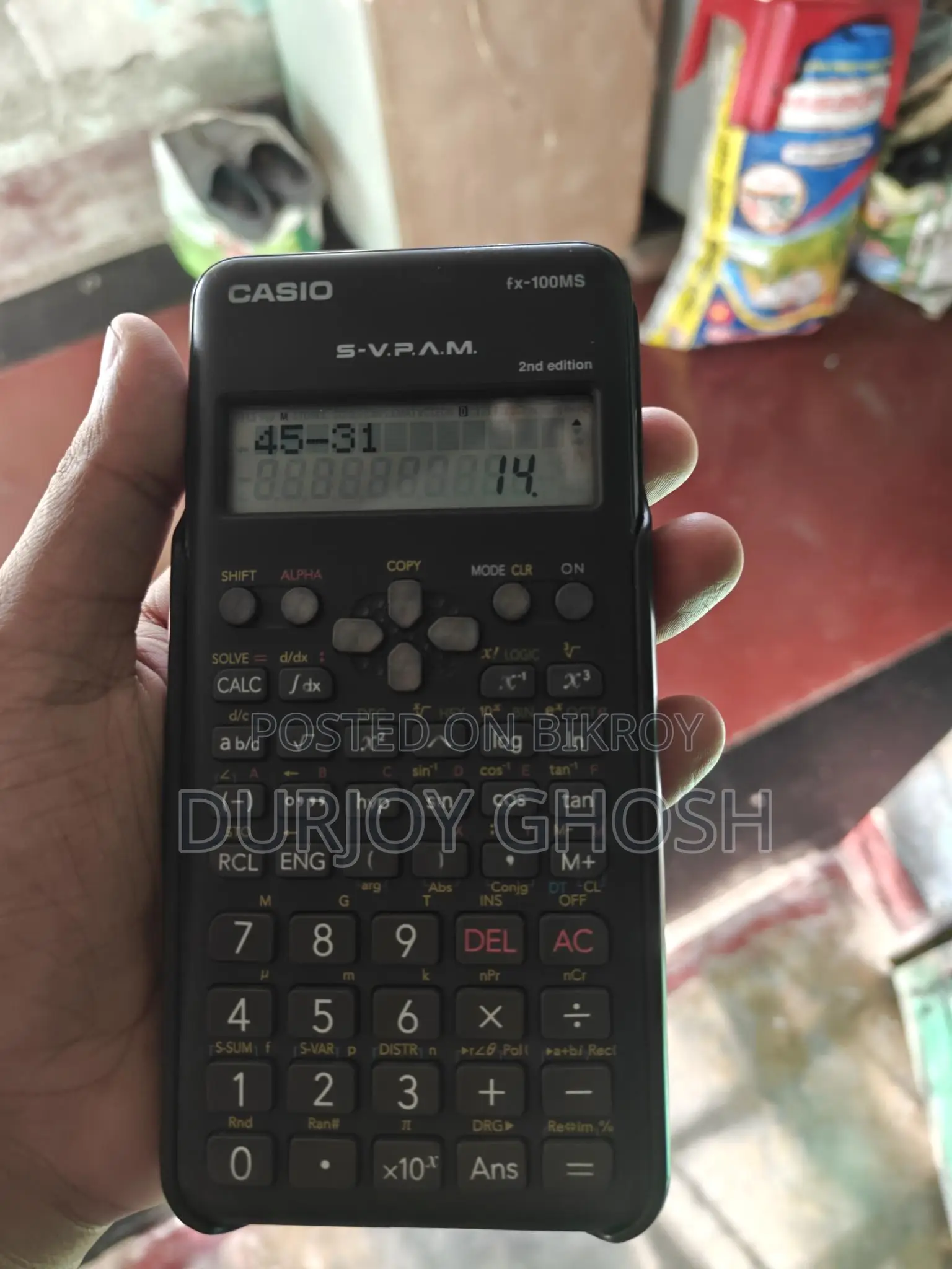Calculator Casio Fx-100ms 2nd Edition