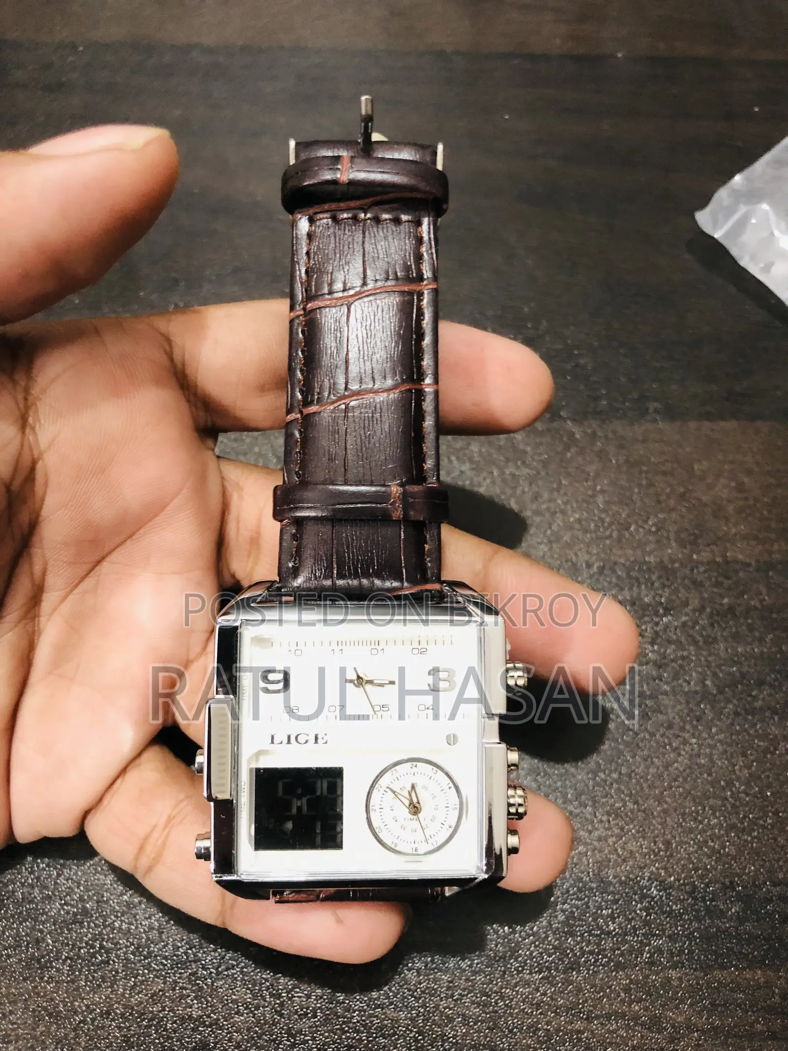 Lige 8925 Square Watch