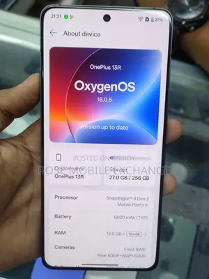 ওয়ানপ্লাস ১৩আর ১২/২৫৬ (ব্যবহৃত)