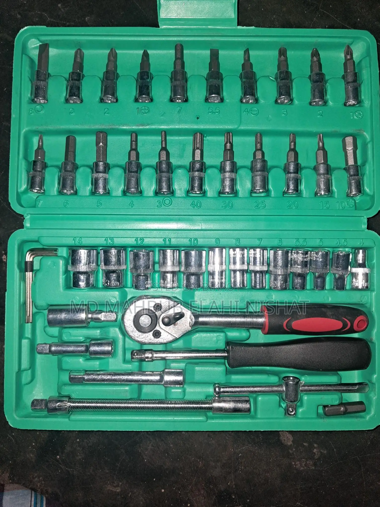 46 Pcs Tool Set/ Socket Wrench Set