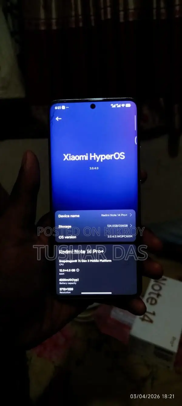 Xiaomi Redmi Note 14 Pro Plus (Used)
